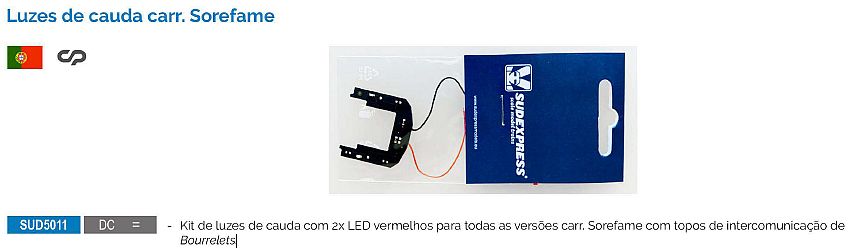 Sudexpress SUD5011 Rücklicht-Kit mit 2x roten LED