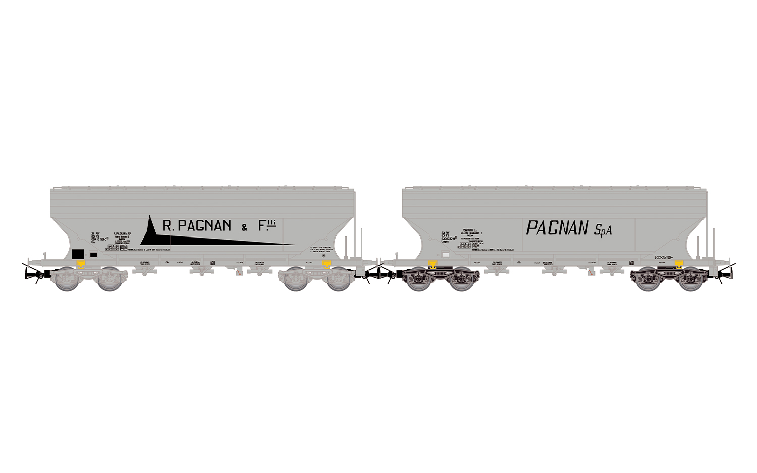 HR6678 FS, 2-tlg. Set Getreidesilowagen der Ba