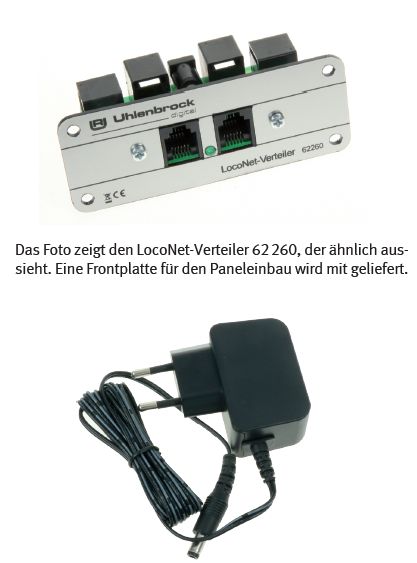 Uhlenbrock 62280 Luisa LocoNet Entkopplung, Verteiler...
