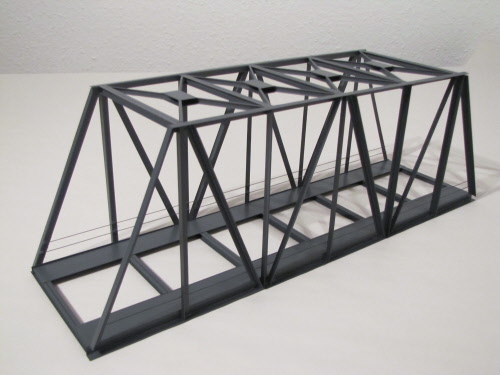 Hack K038 Kastenbrücke 38cm, grau