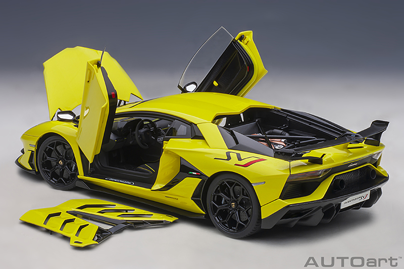 AUTOart 79175 Lamborghini Aventador SVJ gelb