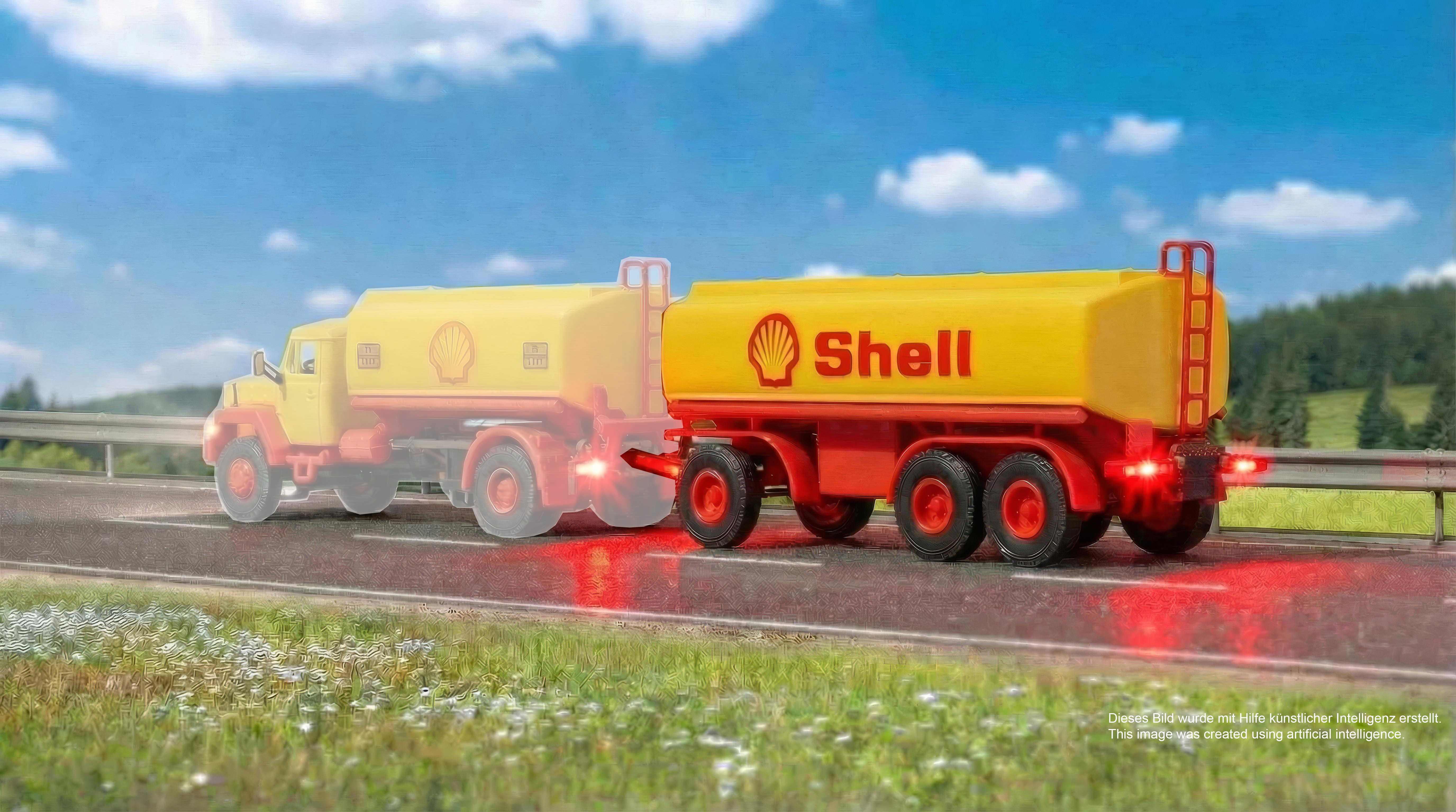 Viessmann 8231 H0 3-achs Shell Tankanhänger