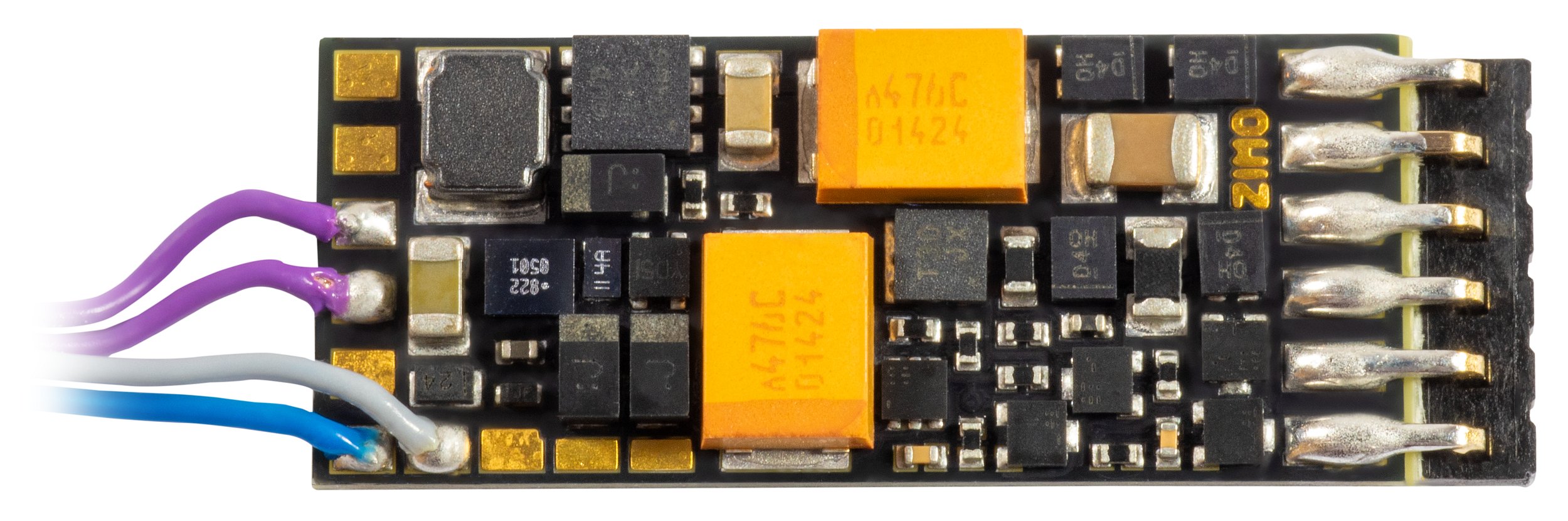 Zimo MS491L Miniatur-Sound-Decoder NEM651 gewinkelt