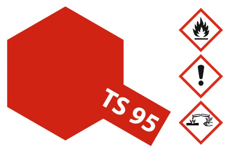 85095 TS95 - Spray Pure Metallic Red glänzend
