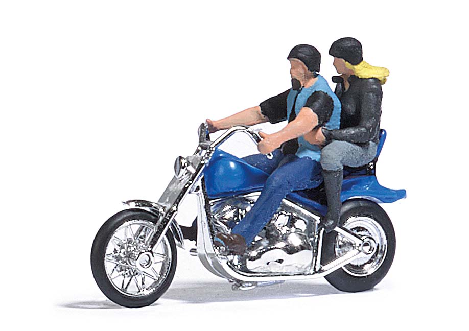 7860 US Motorrad mit Bikerpärchen
