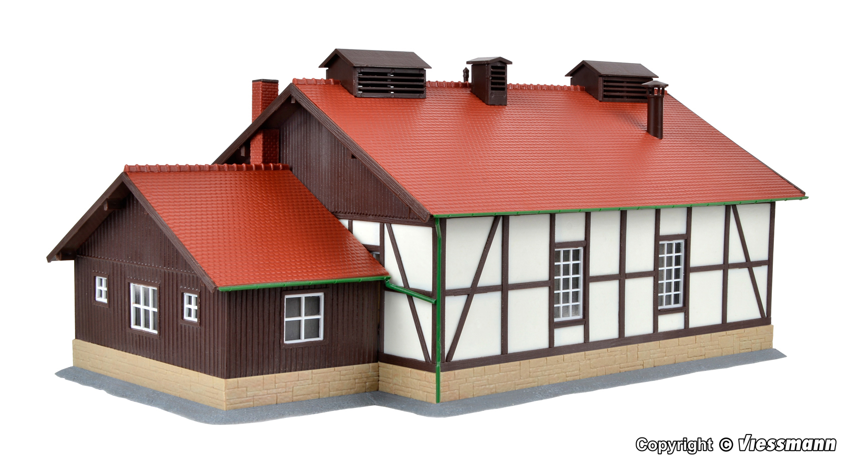 Kibri 39438 Lokschuppen, zweiständig