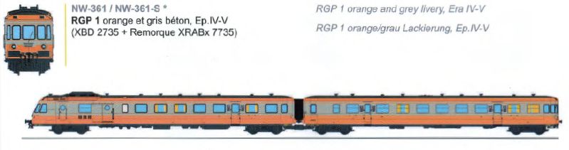 NW-361 SNCF Triebzug RGP 1 XBD2735 2-tlg Ep.4/5