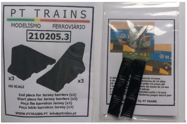 PT210205.3 Jersey Schranke (schwarz, Anfang und En