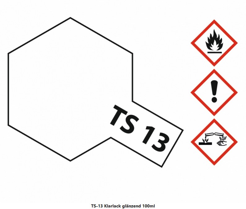 Tamiya 85013 TS13 - Spray klarlack 100ml (gl)