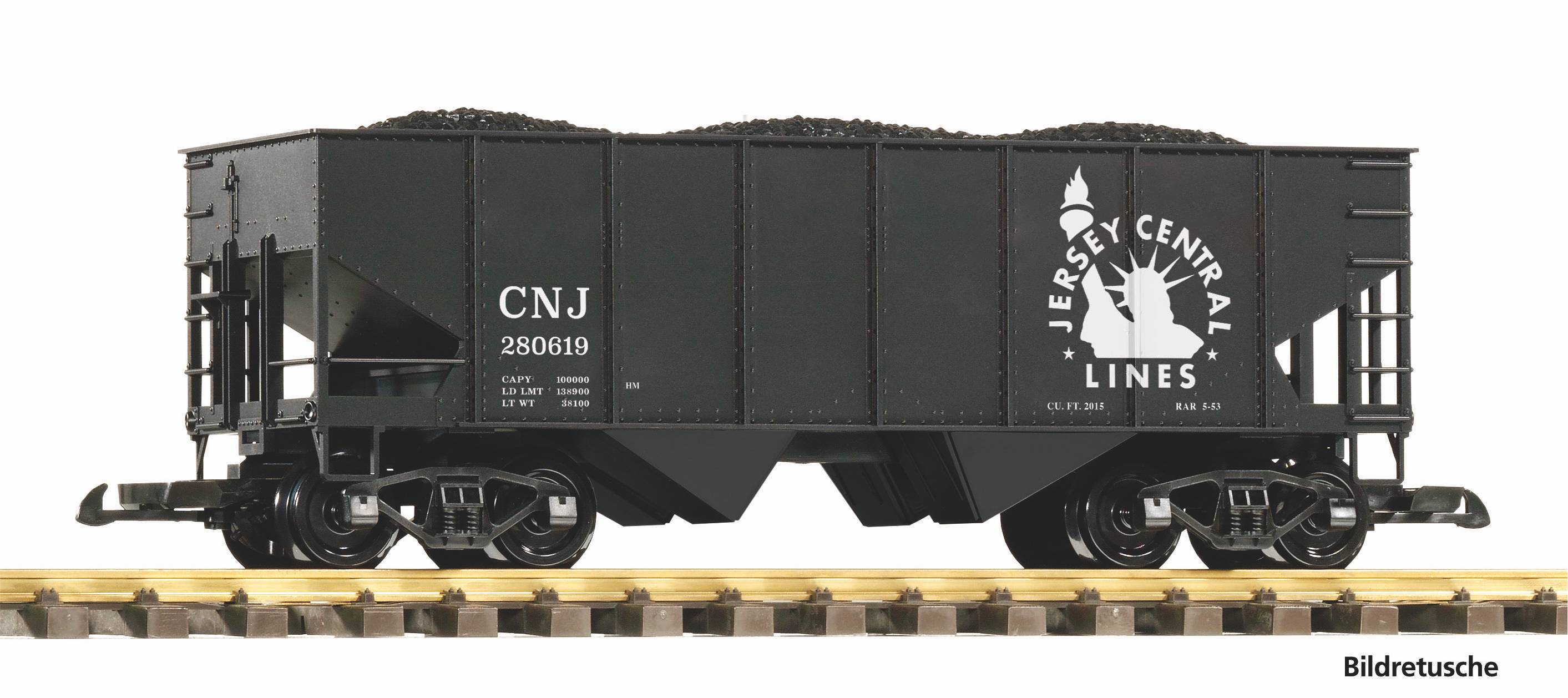 Piko 38989 CNJ Schüttgutwagen mit Kohleladung