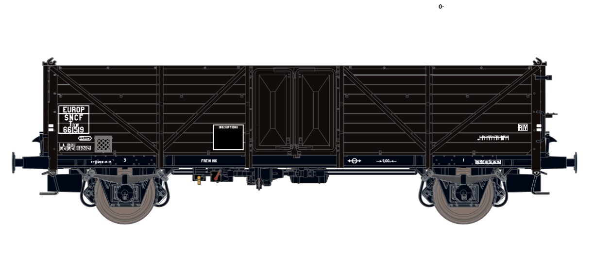 Exact-train 20349 SNCF offener Güterwagen Klagenfurt Ep.3