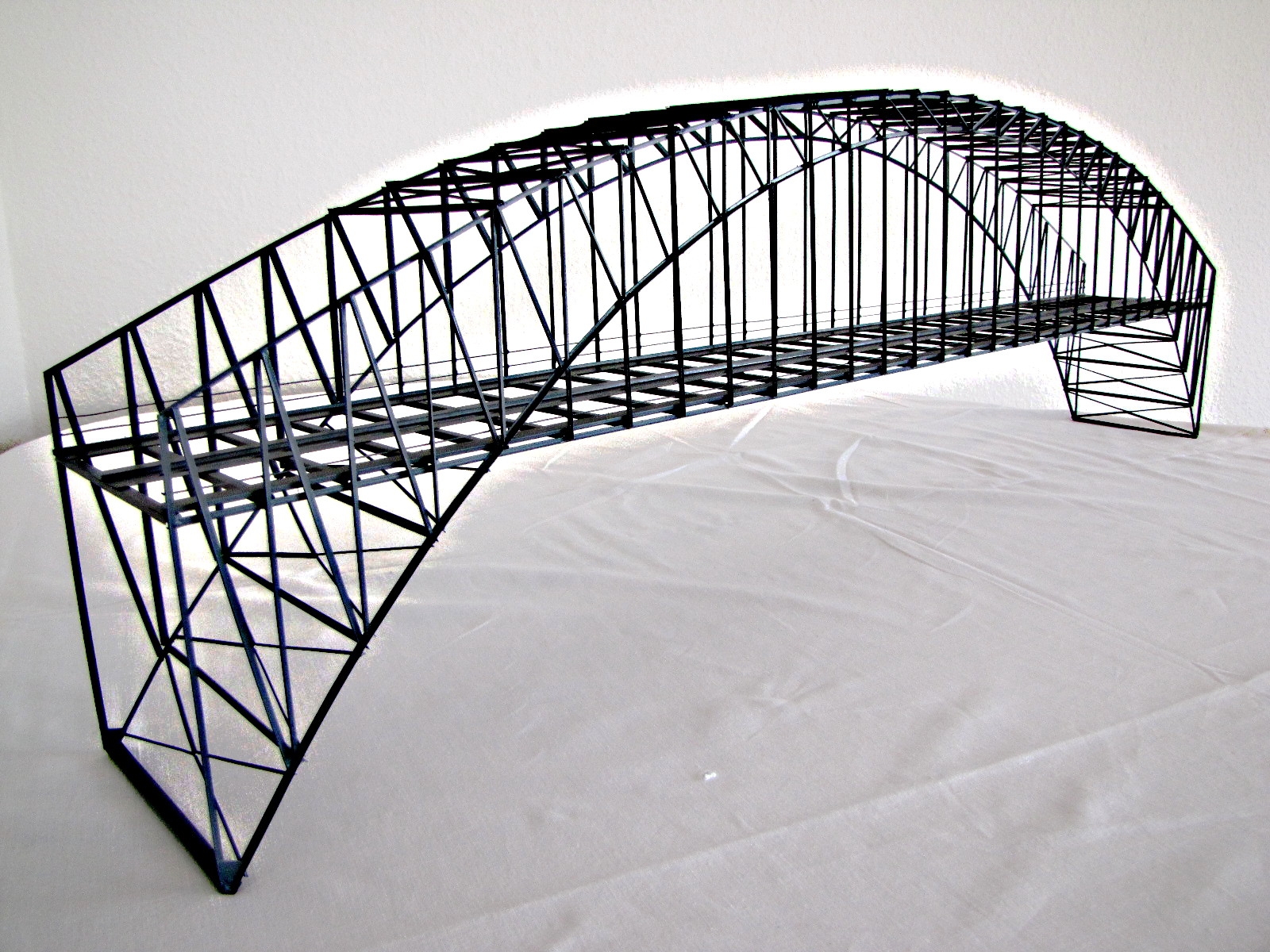 Hack B100 Bogenbrücke 100cm 2-gleisig