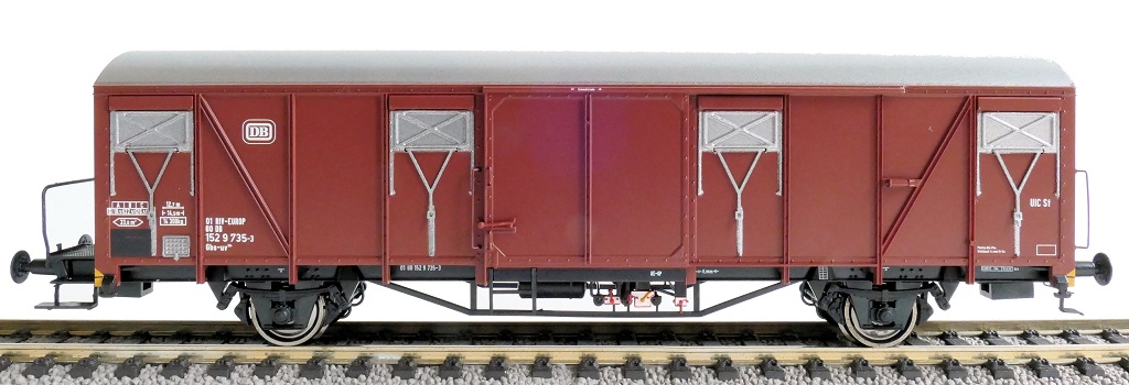 Exact-train 20735 DB gedeckter Güterwagen Gbs-uv Ep.4b