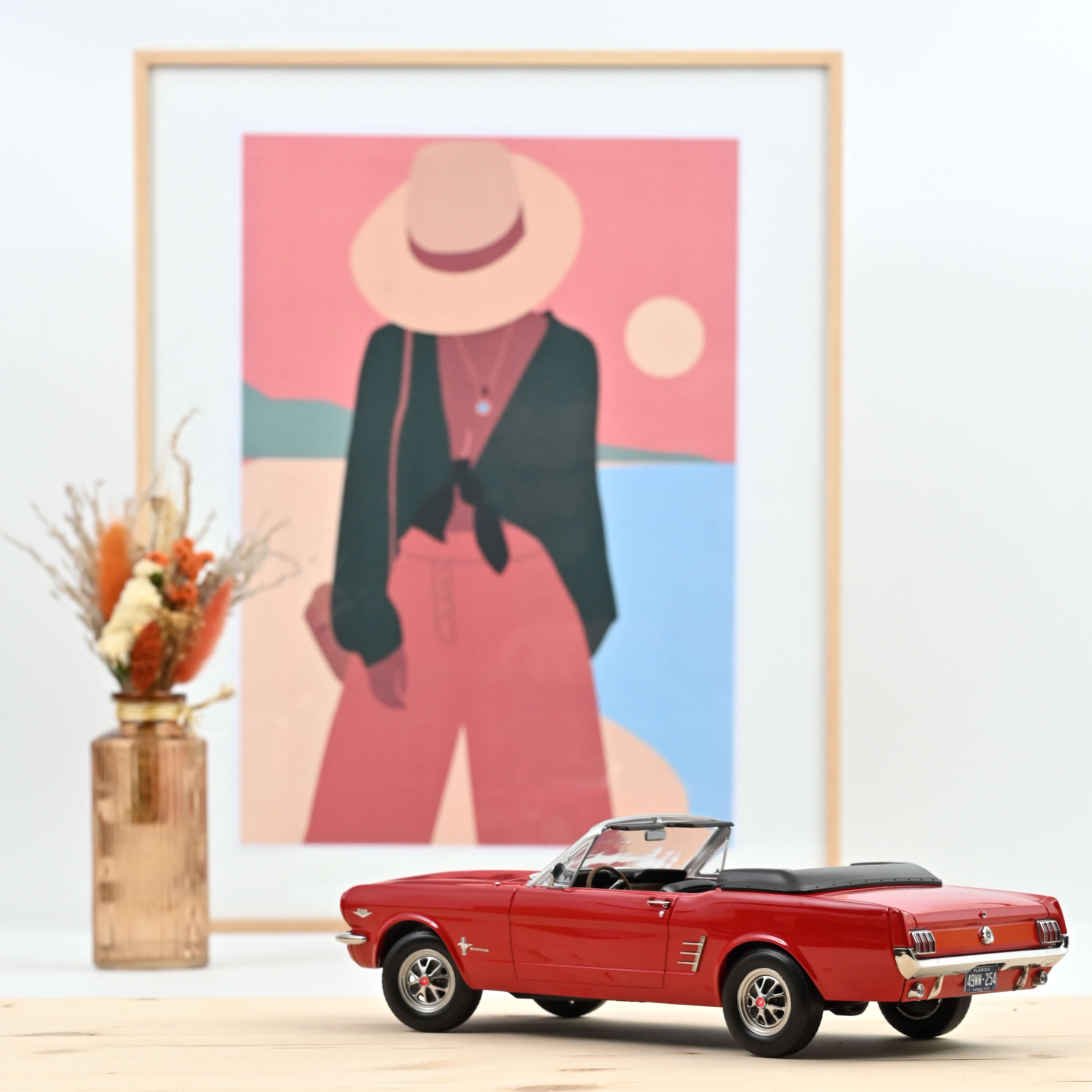 182810 Ford Mustang Convertible rot 1966