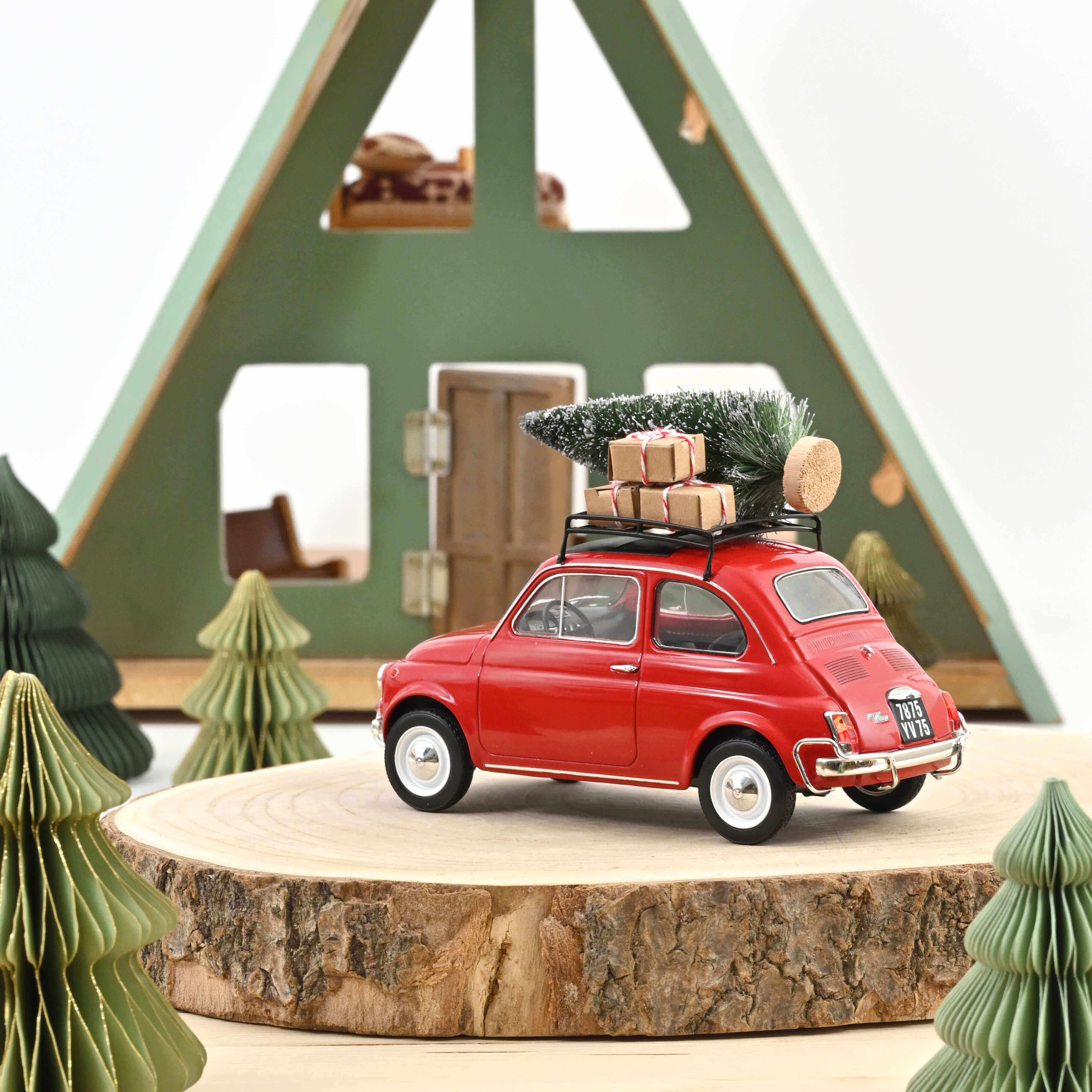 Norev 187779 Fiat 500L rot Christmas (1968)