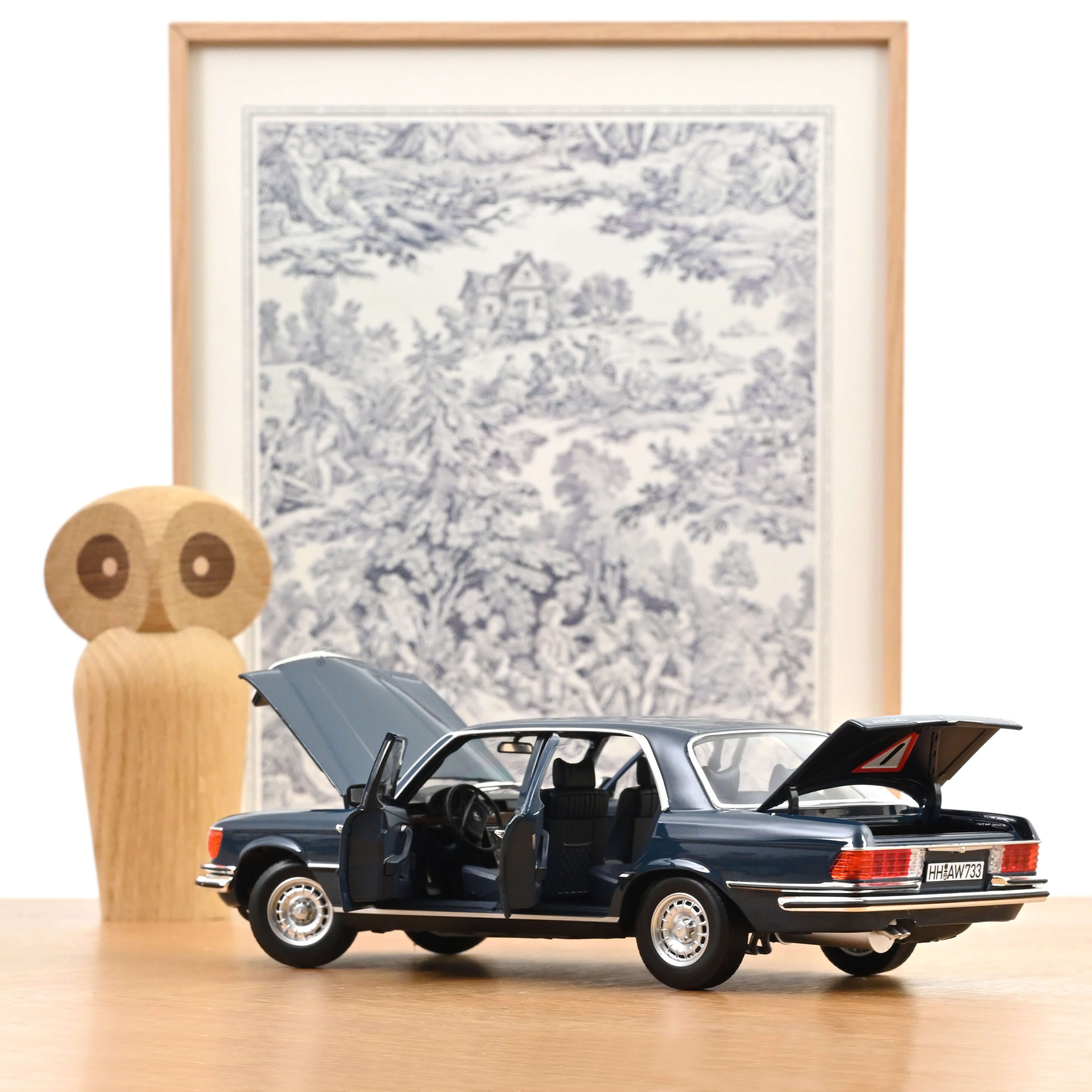 Norev 183976 MB 350 SEL Lim. hansa blau (1979)