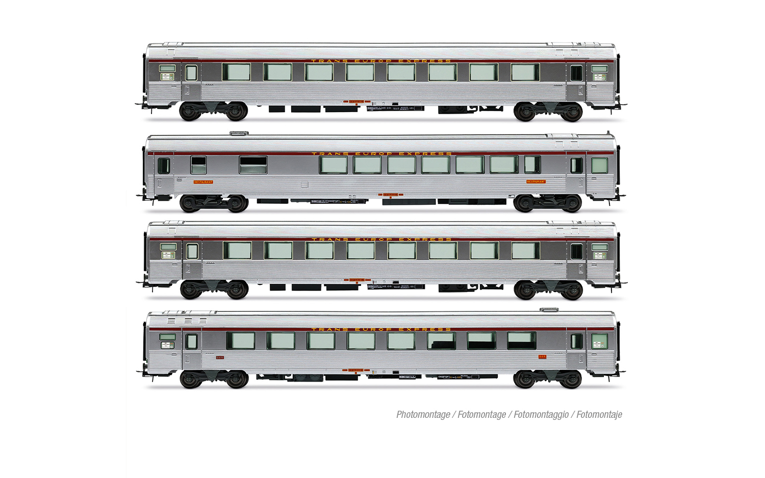 HJ4205 SNCF, 4-tlg. Set TEE Jules Verne“, Ep.