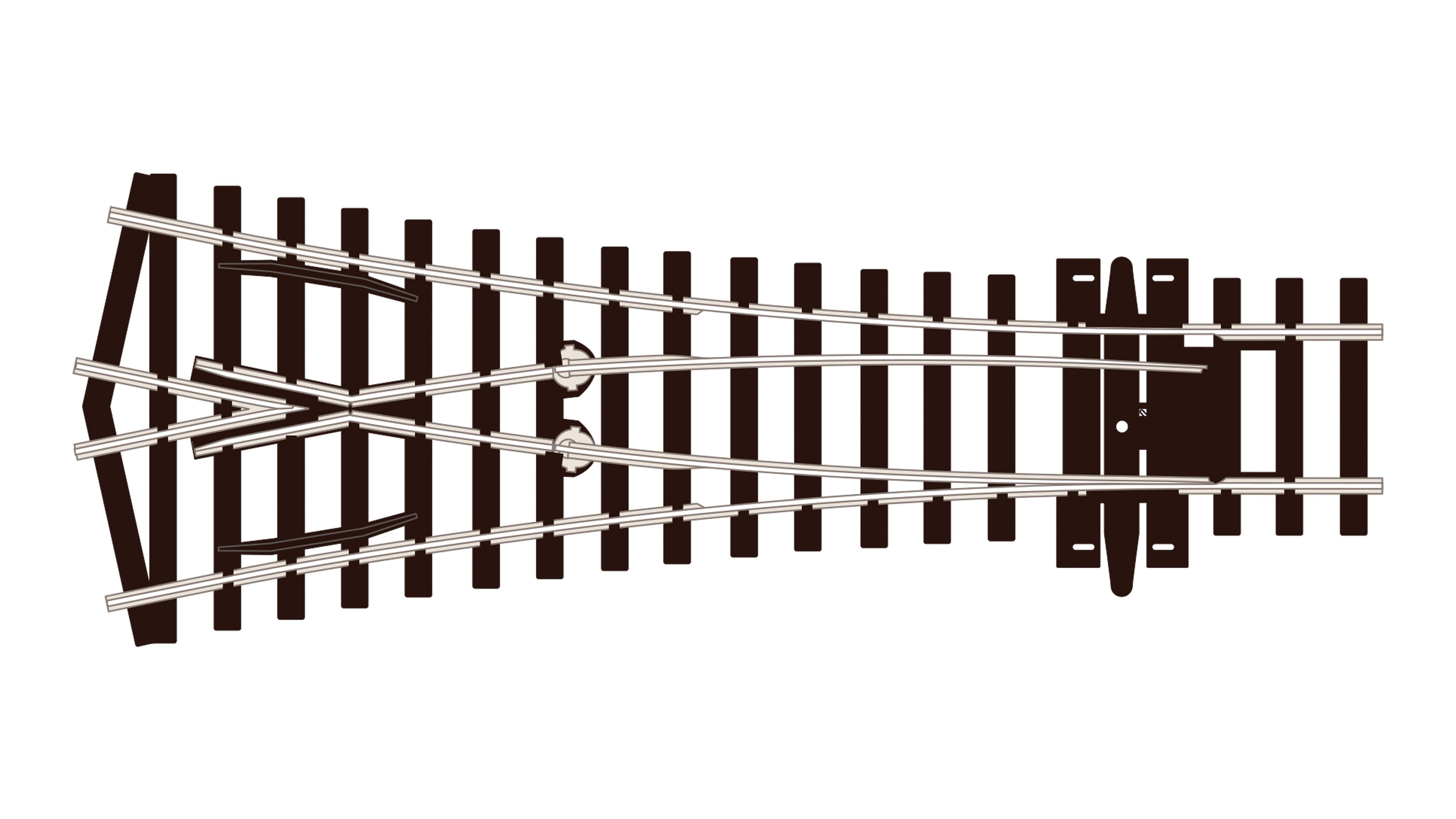 SLE197 Y-Weiche kleiner Radius