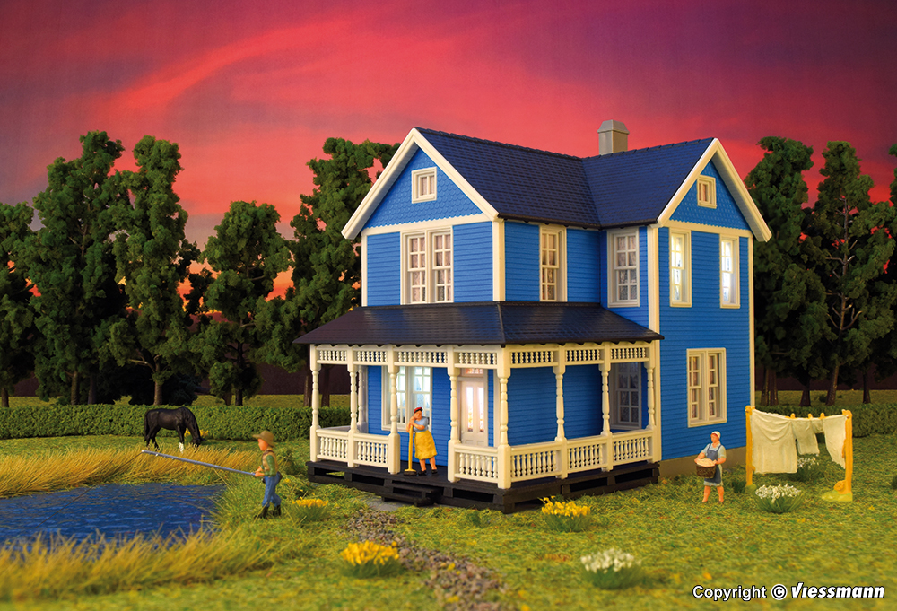 Kibri 38841 Schwedenhaus, blau