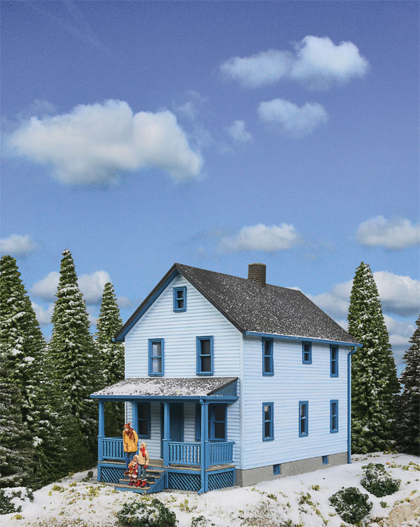 Walthers 3786 2-Story Frame House Kit
