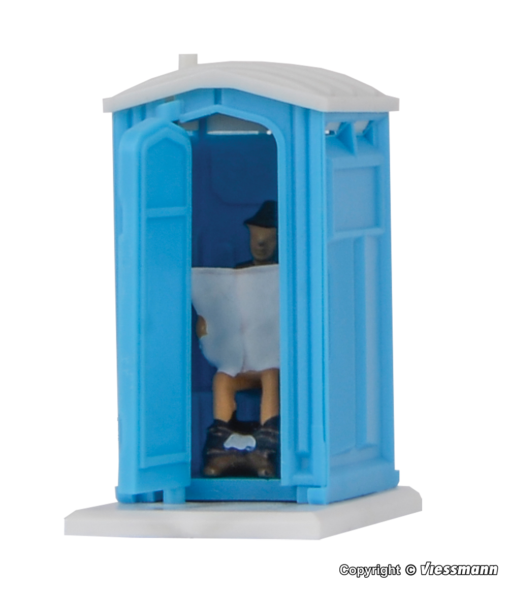 1545 H0 Baustellen-Toilette, bew.