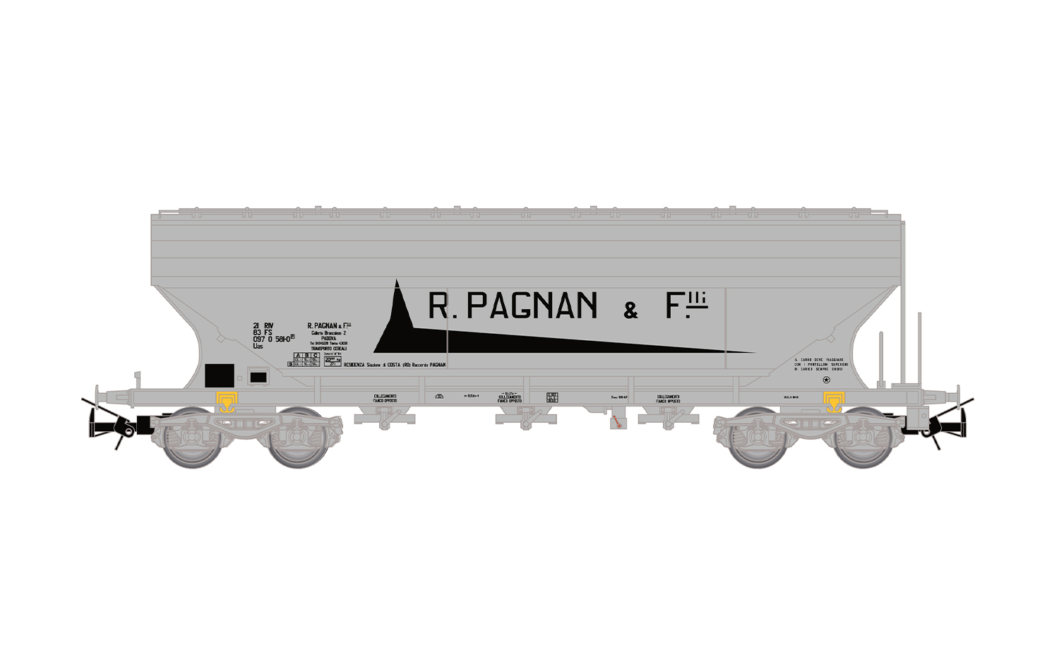 HR6678 FS, 2-tlg. Set Getreidesilowagen der Ba