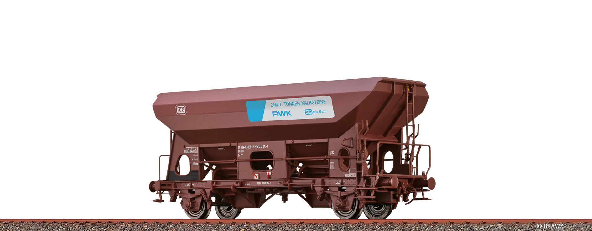 49547 DB off. Güterwagen Fcs 090 "RWK" Ep.4