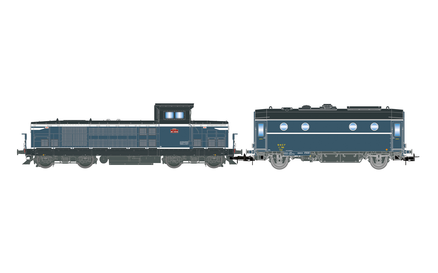 HJ2474 SNCF Diesellok BB 66013 Ep.4