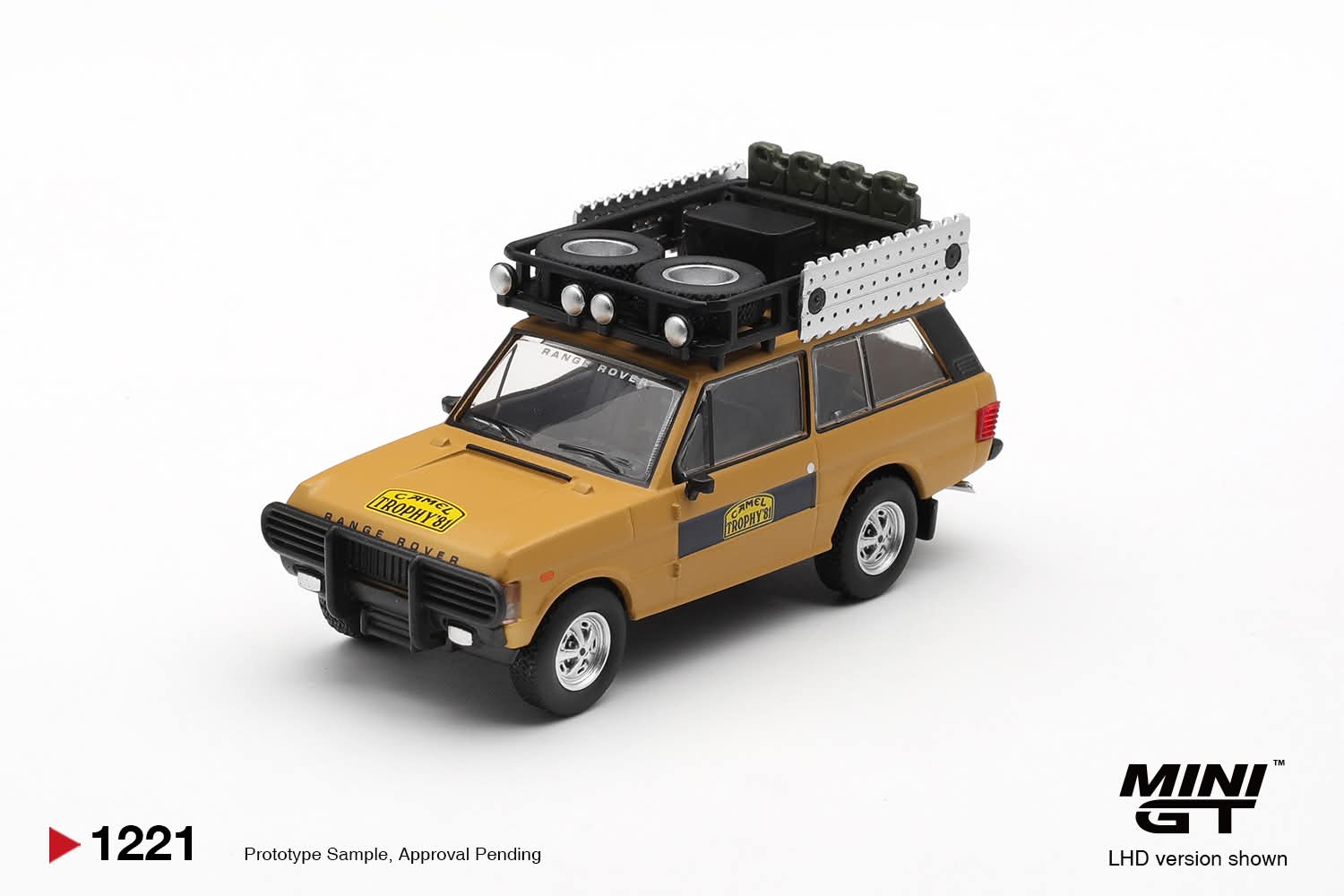 MGT01221-L MiniGT: Range Rover 1981 Camel Trophy