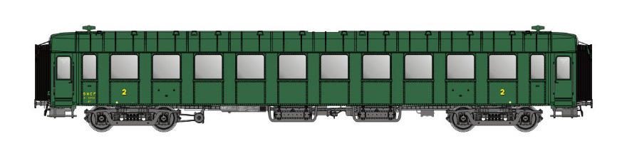 MW40909 SNCF Personenwagen 2.Kl. Ep.3c
