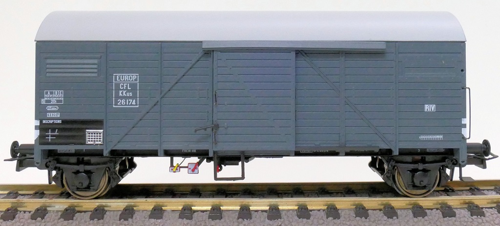 Exact-train 23761 CFL gedeckter Güterwagen Bremen Ep.3