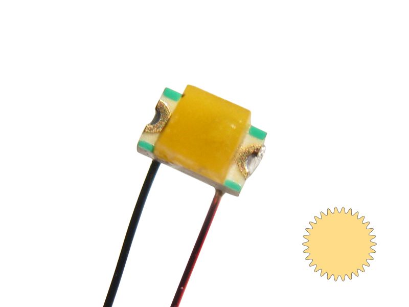 50253 LED SMD 0805 Blink LED mit Lackdraht wa