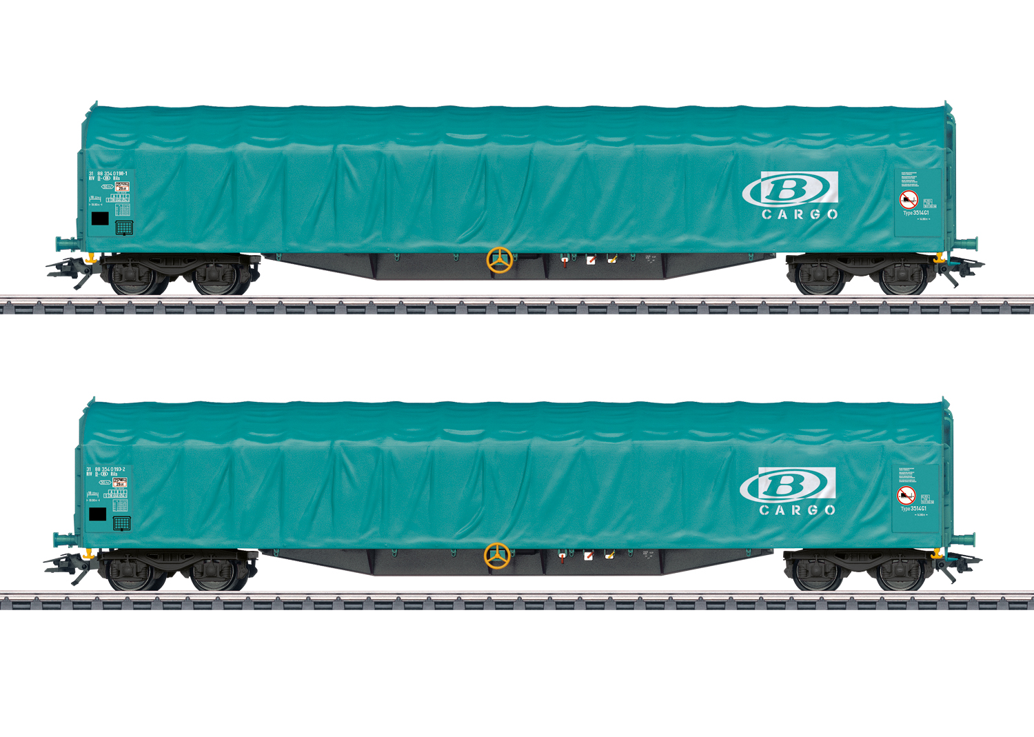 47164 SNCB Schiebeplanenwagen-Set Ep.6