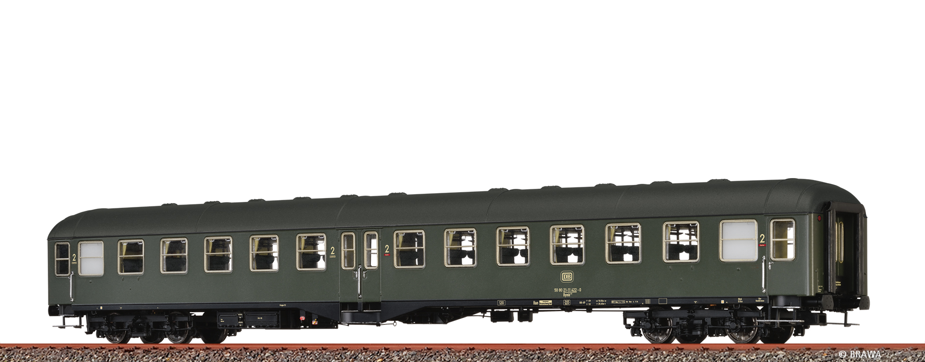 58051 DB Reisezugwagen Bym 421 2.Kl. Ep.4