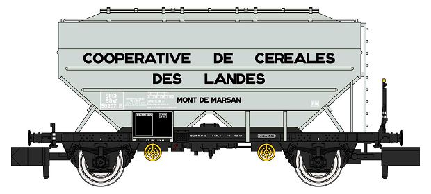REE Modeles NW-307 SNCF Getreidewagen RICHARD Ep.3