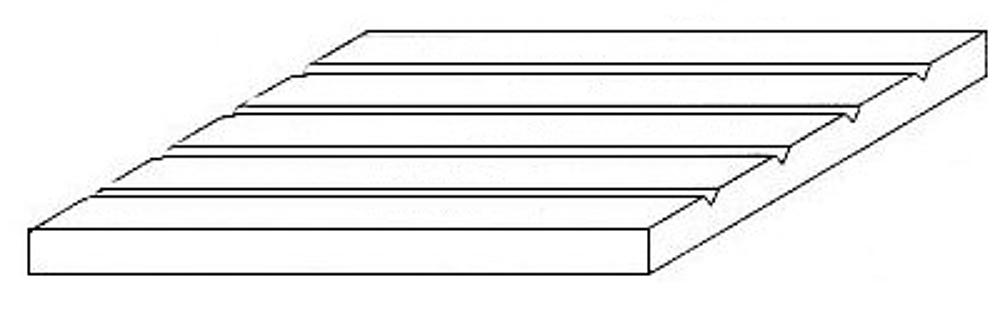 514037 Strukturplatte, 300x600x1,0 m