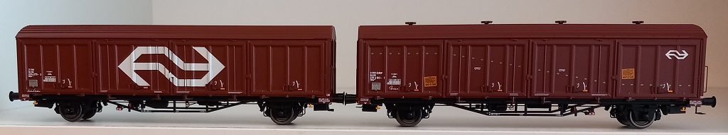 Exact-train 20822 NS ged. Güterwagen Hbis Set 2-tlg. Ep.4b