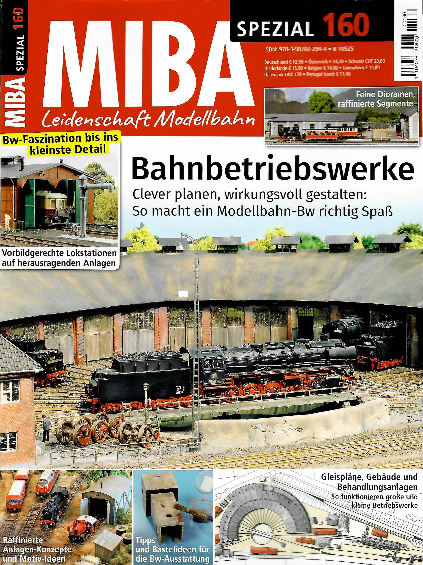 02294 SPEZIAL 160 - Bahnbetriebswerke
