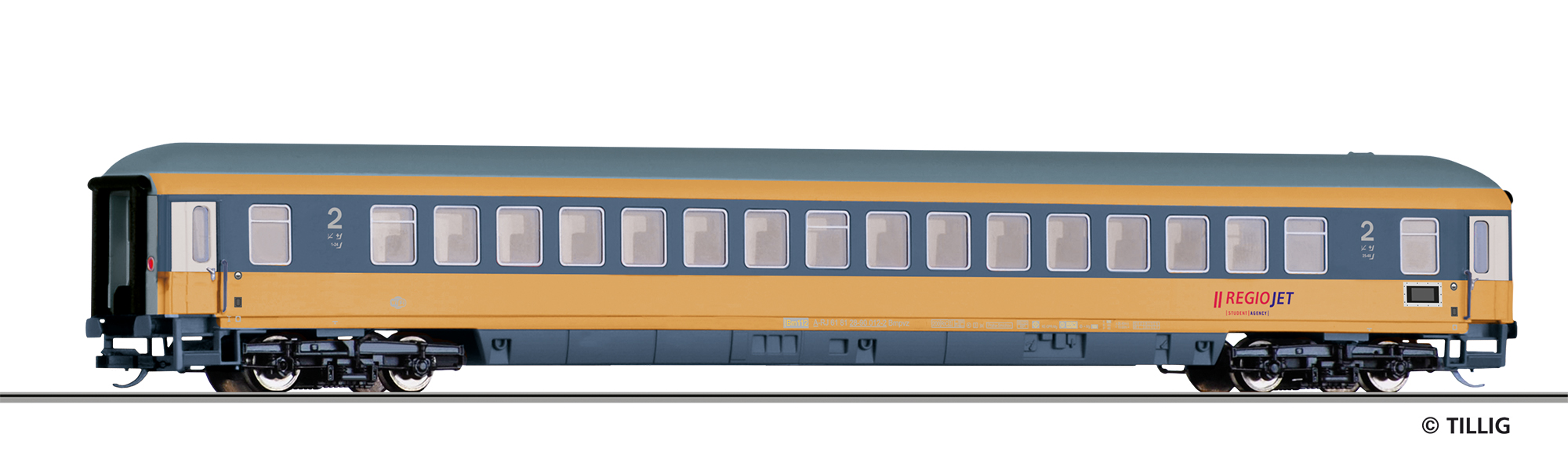 16522 Regiojet Reisezugwagen 2. Kl. Bmpvz Ep.6