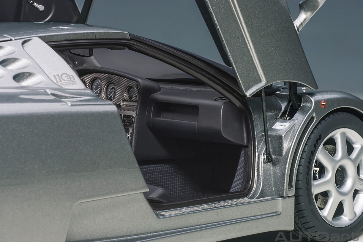 AUTOart 70916 Bugatti EB110 SS Grigio Metallizzato