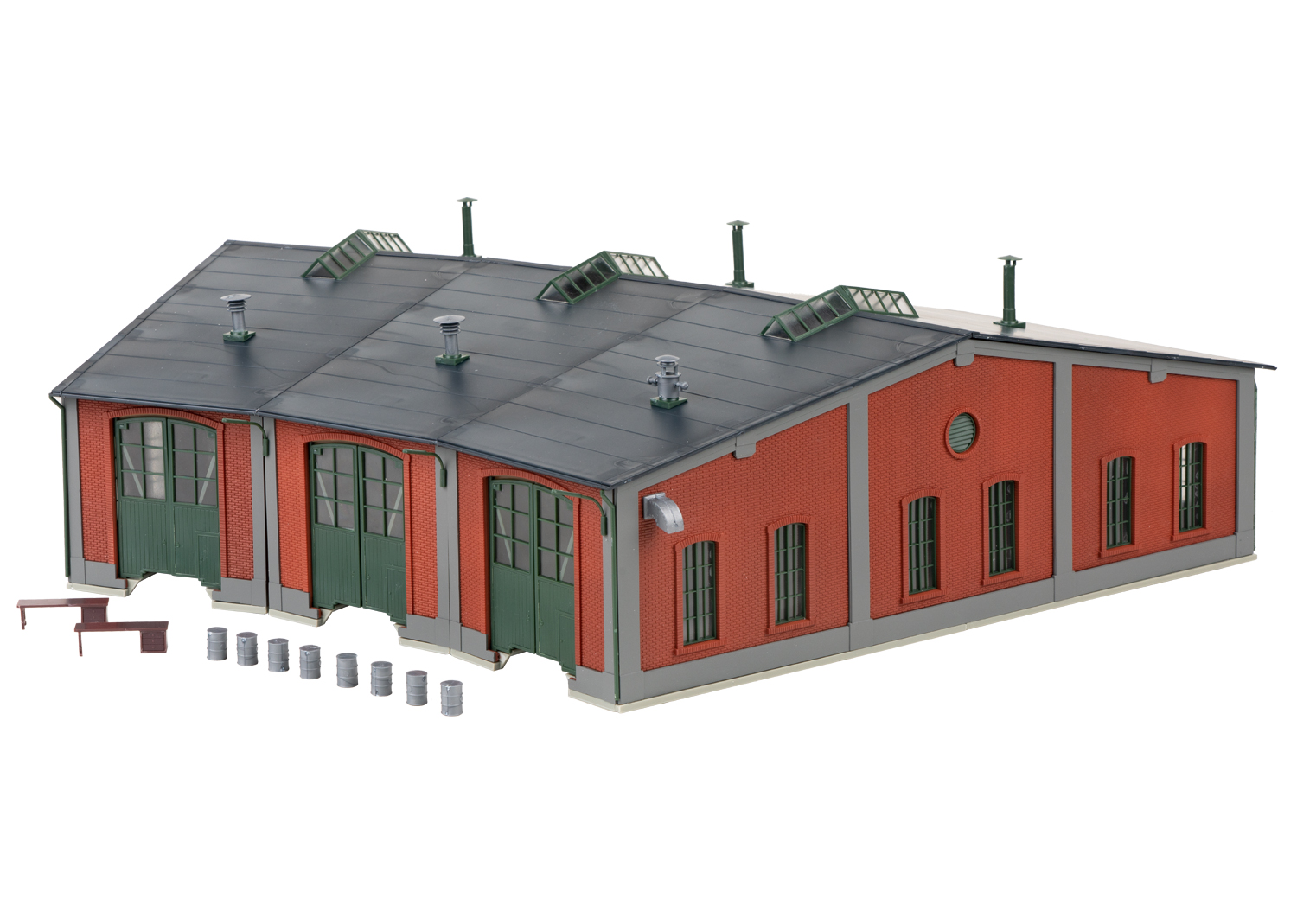 72887 Bausatz Lokschuppen 12°