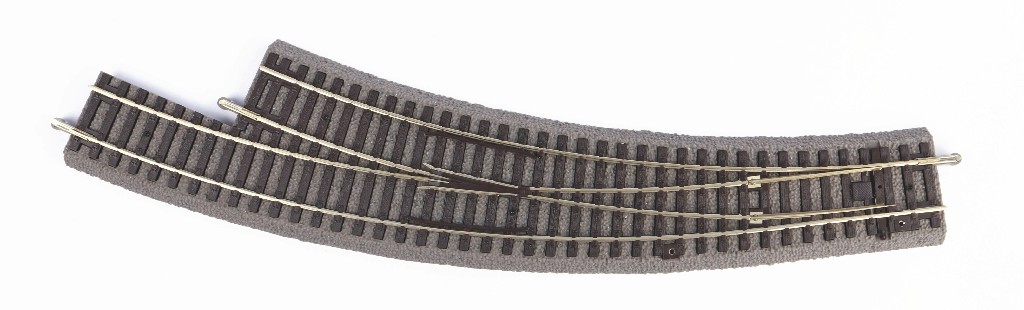 55428 Bogenweiche rechts BWR-R3 mit Bettung