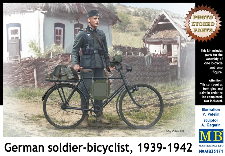 MB35171 German soldier-bicyclist, 1939-1942