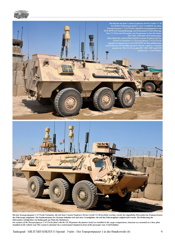Tankograd TG5054 Spezial Fuchs in der Bundeswehr Teil 4