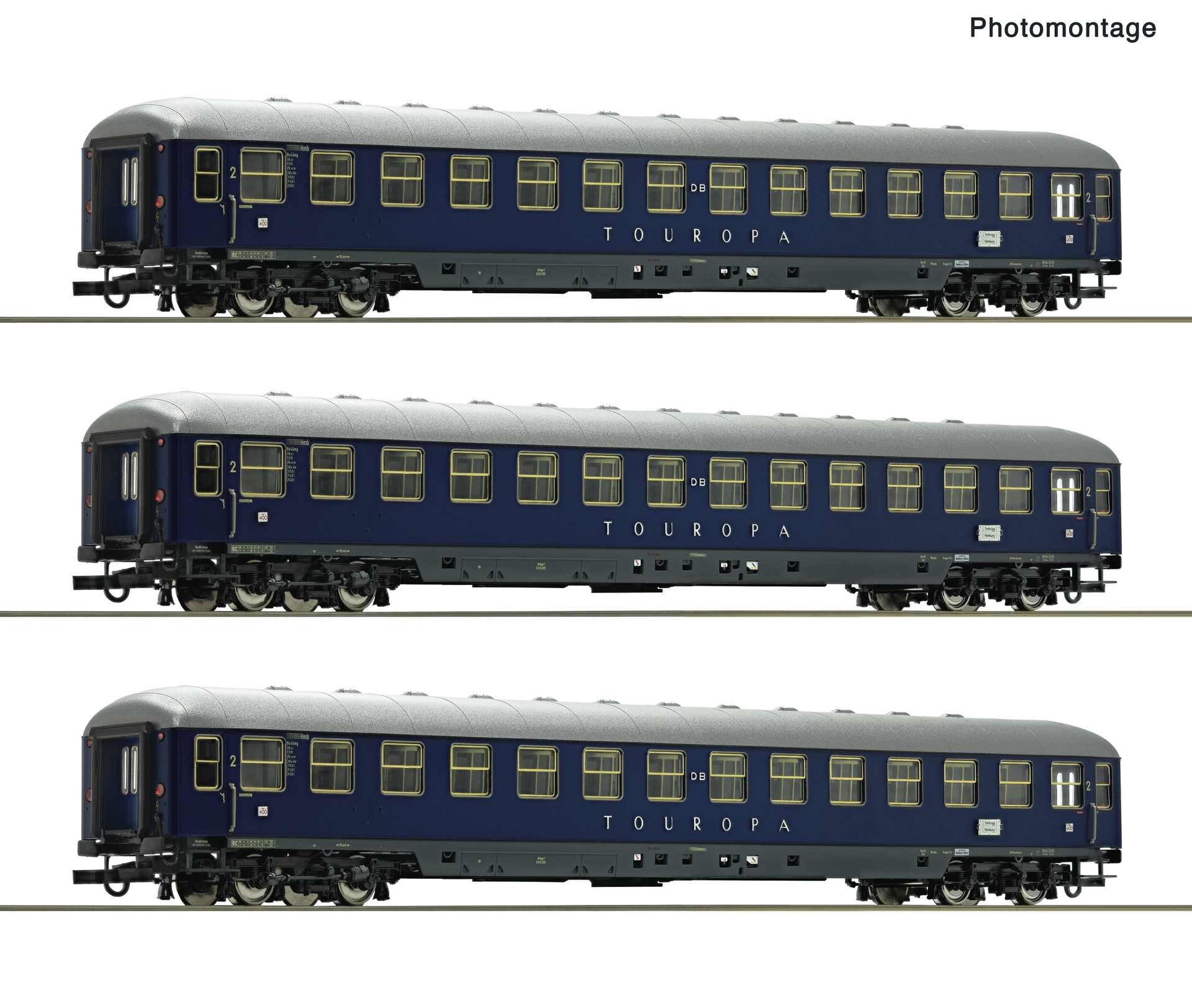 Roco 6200305 DB Touropa Wagen-Set 3-tlg. Ep.3
