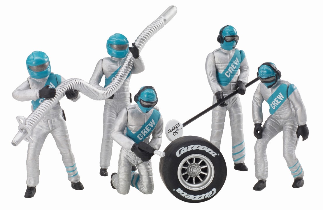 21133 Figurensatz Mechaniker silber