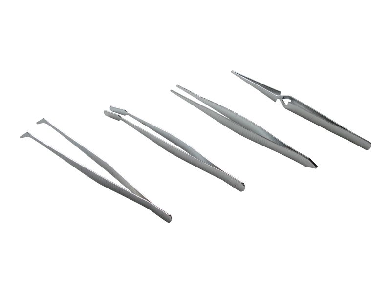 30397 Pinzetten Set Sortiment - 4 teilig - ro
