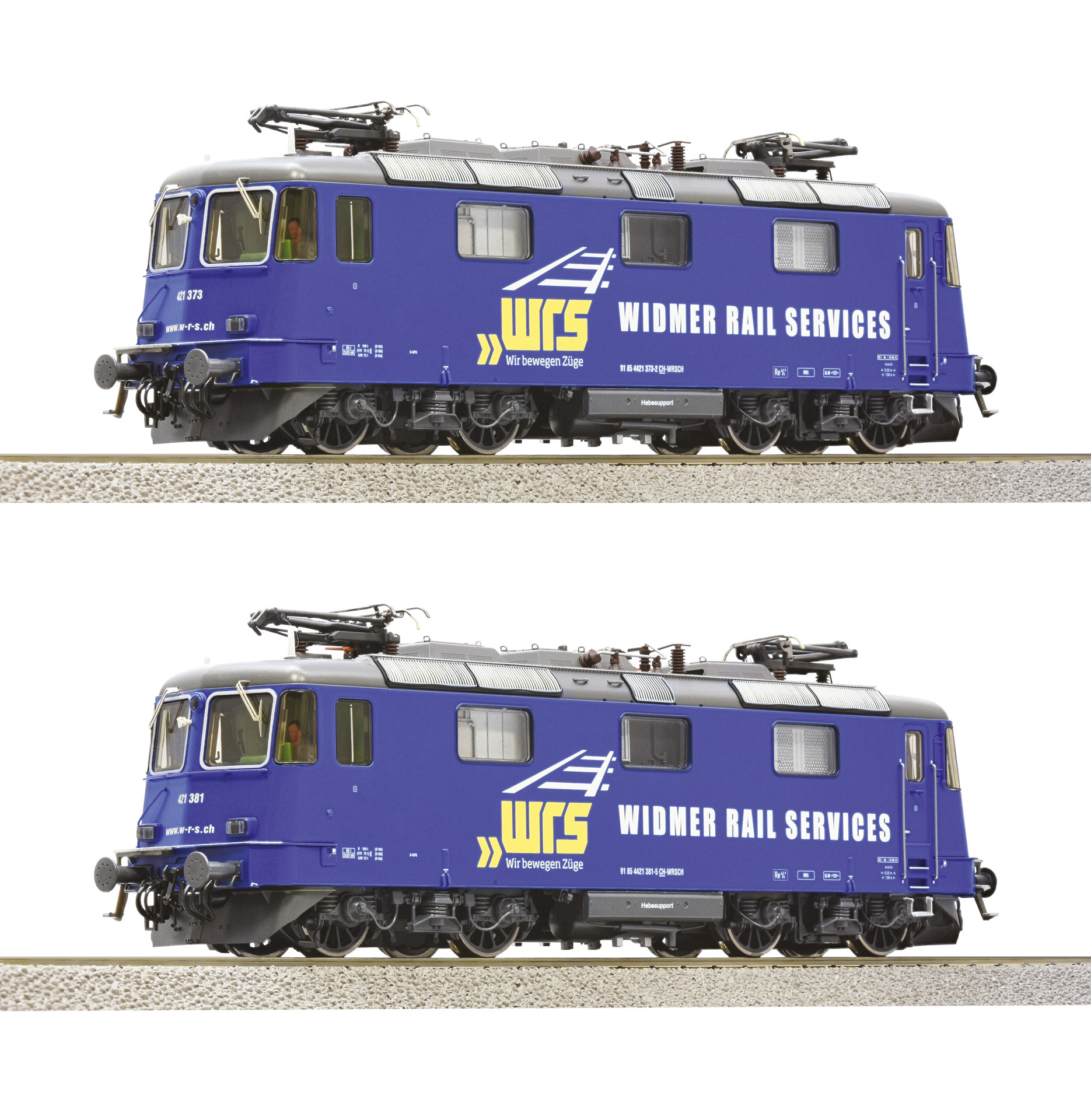 7500045 WRS 2-tlg. Set: E-Lok 421 373 + 383 Ep.6