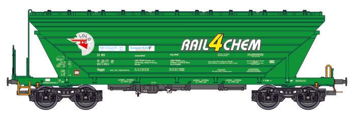 NW52220 Rail4Chem Getreidesilowagen Uagpps Ep5/6