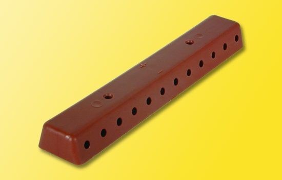 6843 2 Verteilerleisten, braun